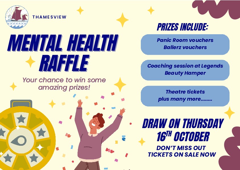 Mental Health Day Raffle Poster