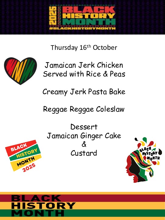 Black History Month Celebration Menu